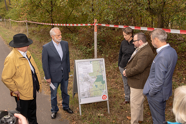 Erläuterungen an der möglichen Trasse