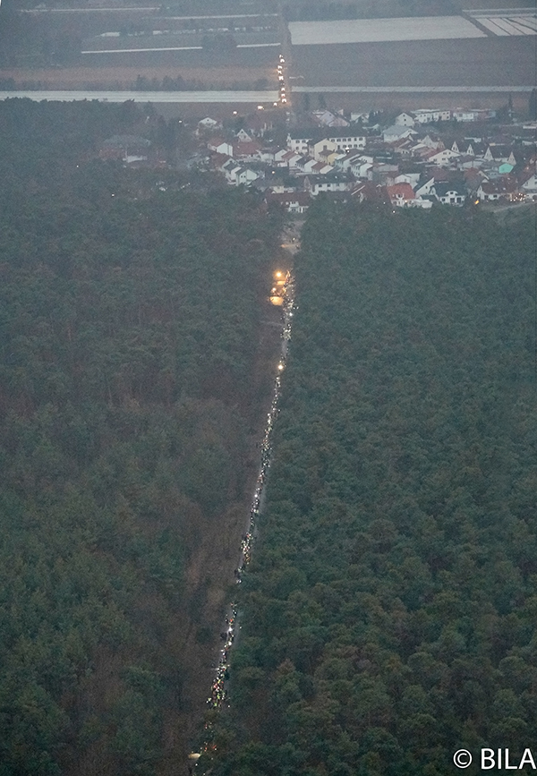 Lichter-Zug durch den Wald